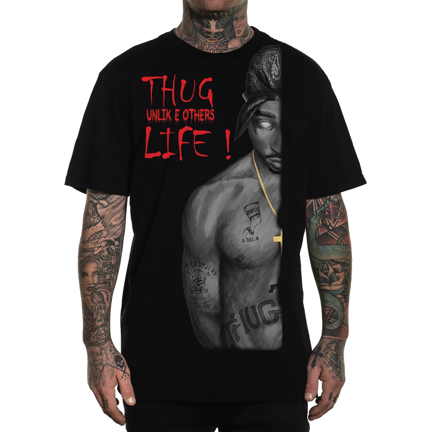 MEN'S T-Shirt design Thug Life 2pac